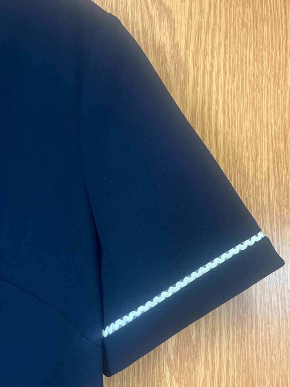 Tommy Hilfiger Resort Wear Navy Nautical Dress with Signature Zipper Sz. 12 - Picture 3 of 7